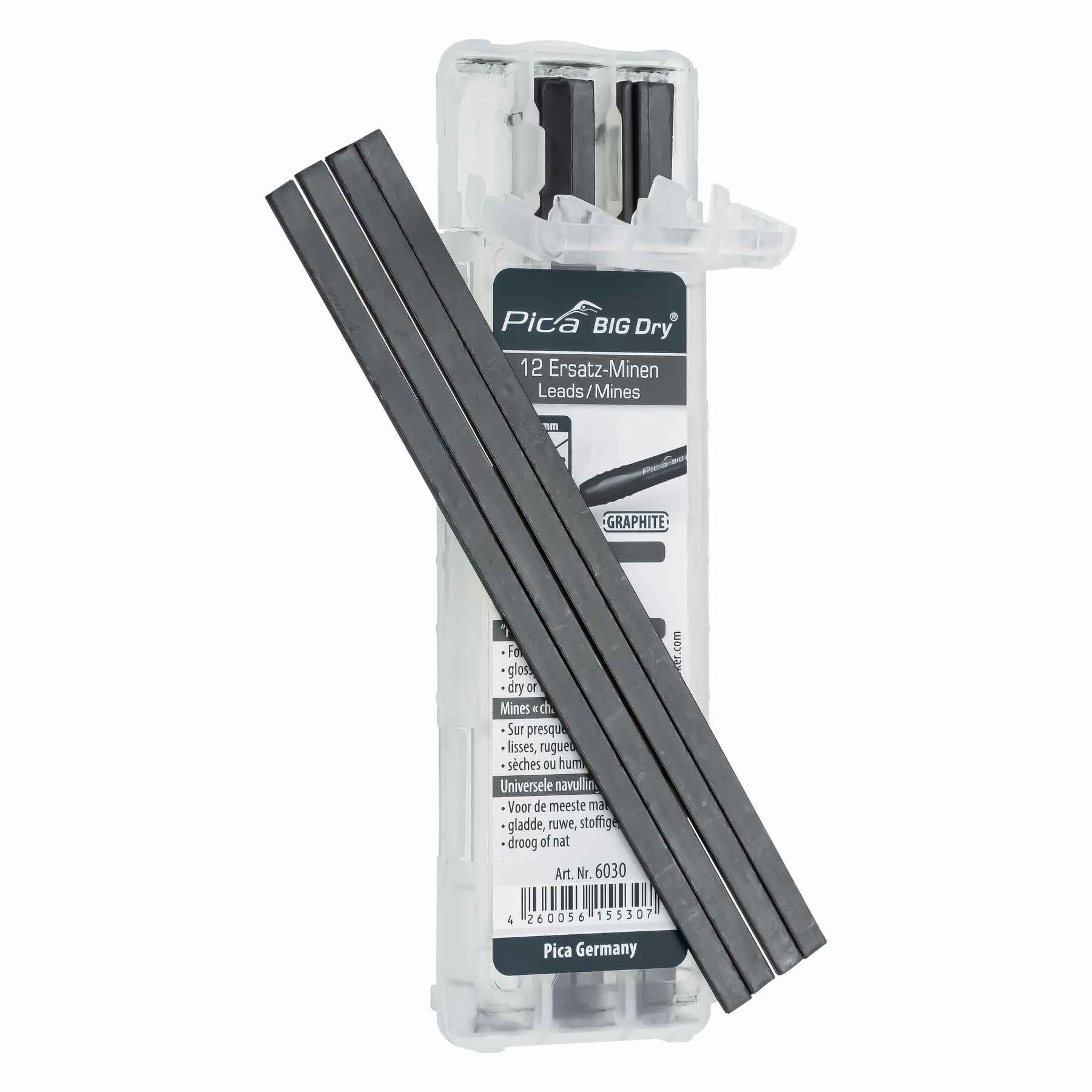 Pica Fine Dry 7031 Ersatzminen für Tieflochmarker-Bleistift rot 0,9 mm Pica Fine Dry 7031 Ersatzminen für Tieflochmarker-Bleistift rot 0,9 mm