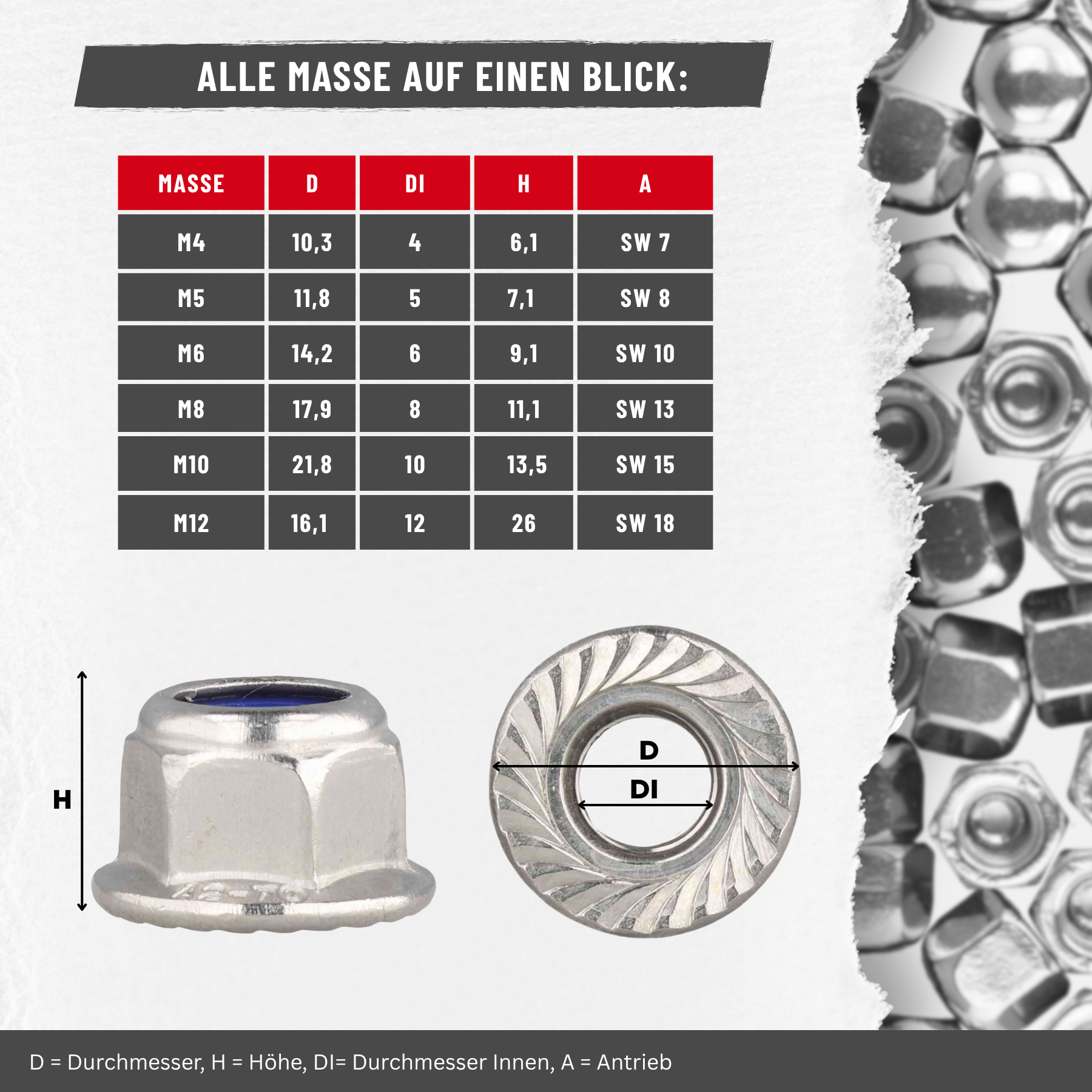 Edelstahl-Rundschäkel M12 – Salzwasser- & Säurebeständig, Für Seile, Ketten & Haken, 6 Größen Wählbar – 1 Stück, Robuste Befestigung
