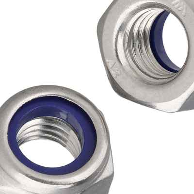 25 Stopmuttern M5 DIN 982 Edelstahl A2 – Hohe Form, Sechskantmuttern, Rostfrei