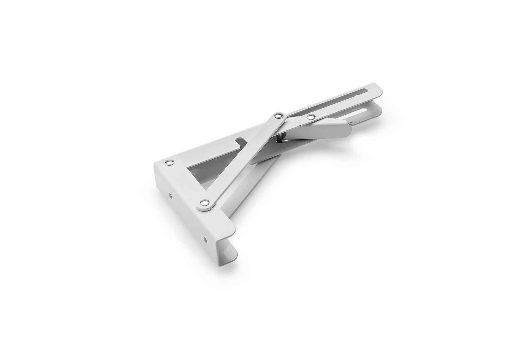 Dulimex Automatischer Fallträger - 200x110 mm - Stahl weiß lackiert