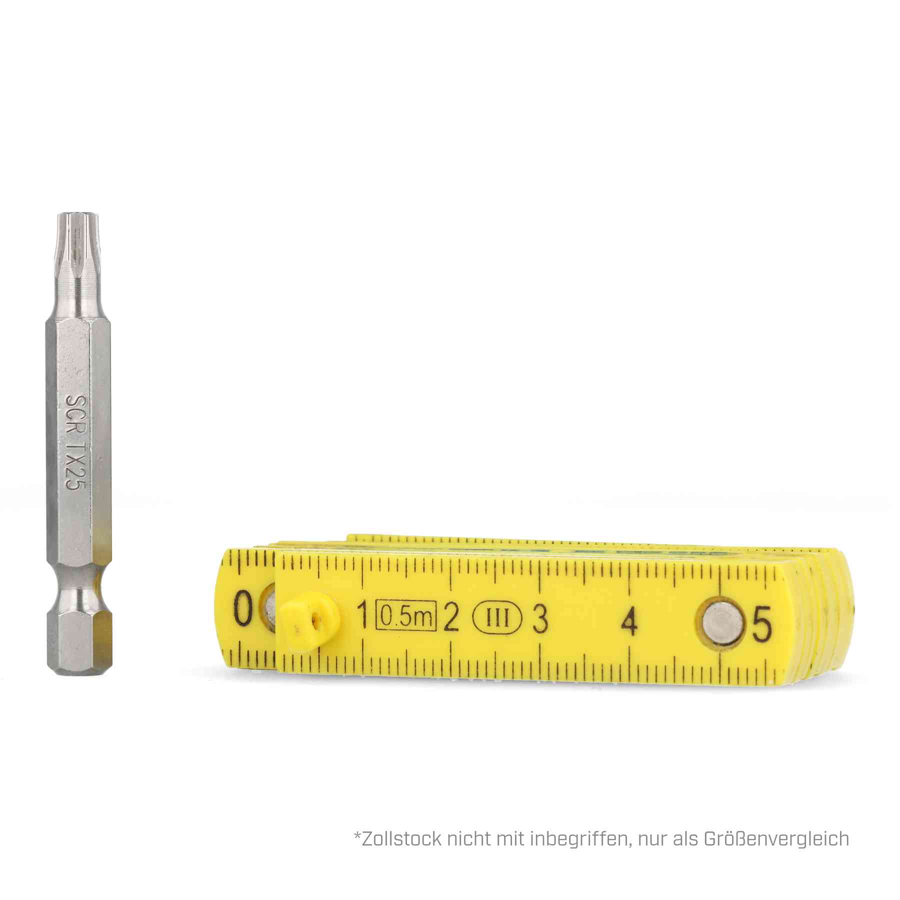 T25 Bit 25 mm - Torx-Bit für Akkuschrauber